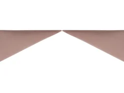 Wandkissen Dreieck 15 cm x 30 cm Rosa Samt