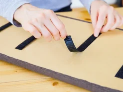 Wandkissen Quadrat 30 cm x 30 cm Rosa Samt