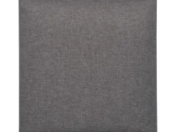 Wandkissen Quadrat 30 cm x 30 cm Dunkelgrau Struktur