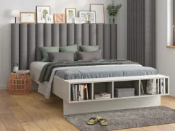 Wandkissen Quadrat 30 cm x 30 cm Dunkelgrau Struktur