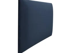 Wandkissen Rechteck 60 cm x 30 cm Dunkelblau Samt