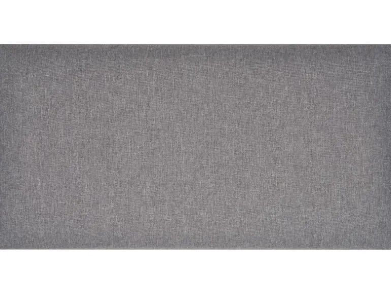 Wandkissen Rechteck 60 cm x 30 cm Dunkelgrau Struktur