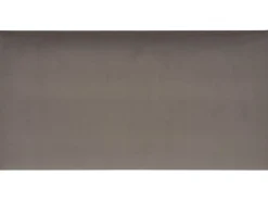 Wandkissen Rechteck 60 cm x 30 cm Dunkelgrau Samt