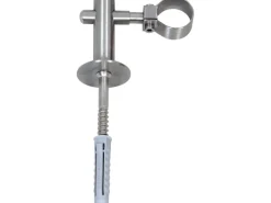 Wandkonsole mit Schelle Ø 25 mm Edelstahl