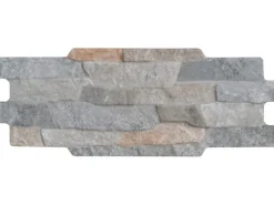 Wandverblender Feinsteinzeug Cronos Anthrazit matt glasiert 37 cm x 15 cm