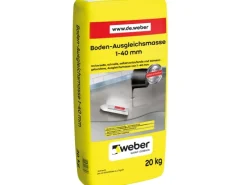 Weber Boden-Ausgleichsmasse 1 - 40 mm Ausgleichshöhe Selbstverlaufend 20 kg