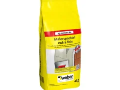 Weber Malerspachtel extra fein Weiß 4 kg