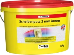 Weber Scheibenputz 2 mm Körnung Innen 15 kg pastös