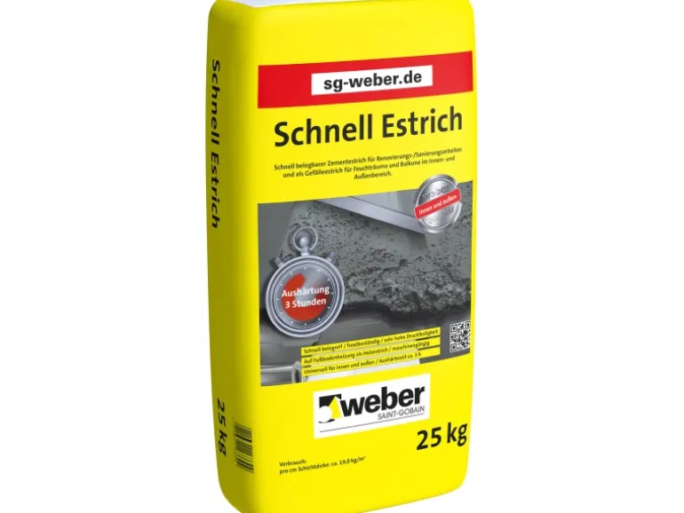 Weber Schnell Estrich 25 kg