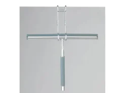 Wenko Badezimmerwischer Cave Edelstahl rostfrei 21.5 x 26 cm Glänzend