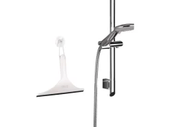 Wenko Badezimmerwischer Filo Weiß-Schwarz