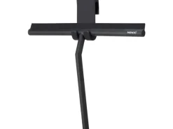 Wenko Badezimmerwischer Mola XXL mit breiter Wischfläche aus Silikon Schwarz