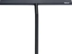 Wenko Badezimmerwischer Mola XXL mit breiter Wischfläche aus Silikon Schwarz