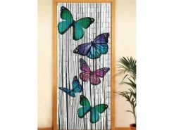 Wenko Bambusvorhang Schmetterlinge 90 cm x 200 cm