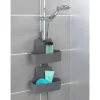 Wenko Duschcaddy Barcelona Anthrazit Kunststoff (TPE) 26 x 24 x 9 cm Anthrazit