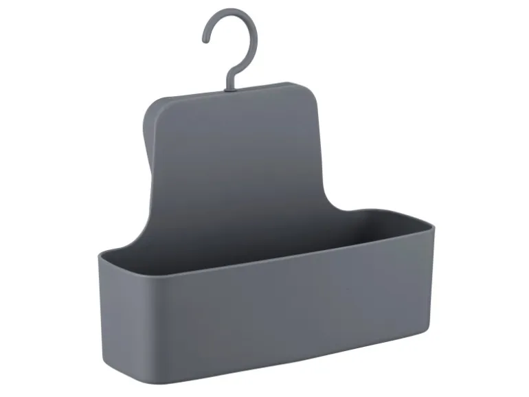 Wenko Duschcaddy Barcelona Anthrazit Kunststoff (TPE) 26 x 24 x 9 cm Anthrazit