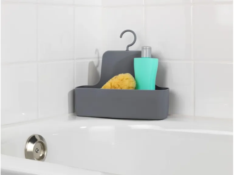 Wenko Duschcaddy Barcelona Anthrazit Kunststoff (TPE) 26 x 24 x 9 cm Anthrazit