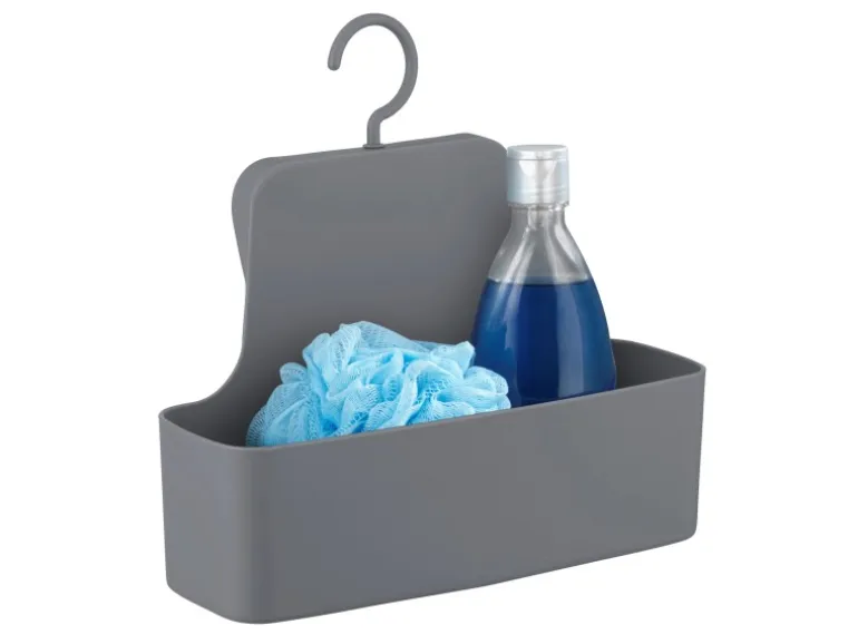 Wenko Duschcaddy Barcelona Anthrazit Kunststoff (TPE) 26 x 24 x 9 cm Anthrazit