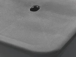 Wenko Duschhocker Secura Premium Anthrazit höhenverstellbar