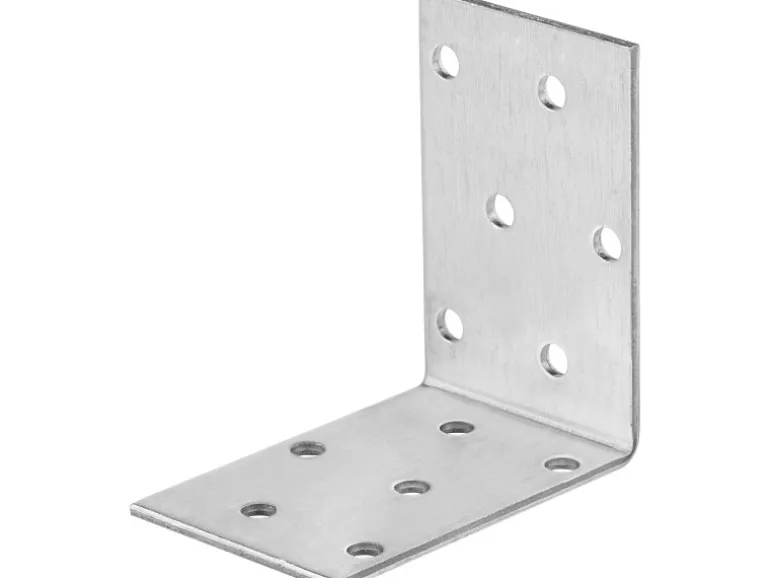 Winkelverbinder 50 mm x 50 mm x 40 mm Verzinkt 10 Stück