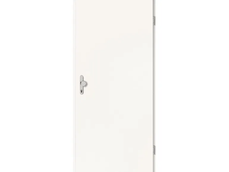 Wohnungseingangstür CPL Weiß ähnl. RAL 9010 (GL223) 86,0 cm x 198,5 cm Re