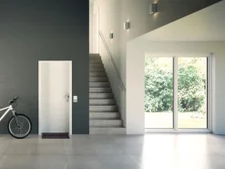 Wohnungseingangstür KK3 Sonder CPL Weiß ähnl. RAL9016 (GL222) 73,5x198,5 cm Li