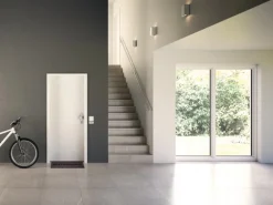 Wohnungseingangstür Klimaklasse 3 CPL Weiß ähnl. RAL9010 (GL223) 86,0x198,5 cm L