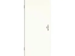 Wohnungseingangstür Klimaklasse 3 CPL Weiß ähnl. RAL9016 (GL222) 73,5x198,5 cm L