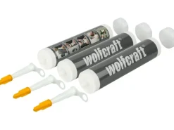 wolfcraft Leerkartuschen 3 Stück 310 ml