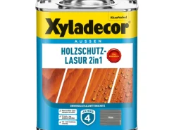 Xyladecor Holzschutz-Lasur 2in1 Grau 750 ml