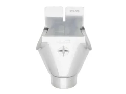 Zambelli Einhangstutzen Halbrund DN100 333/6 teilig Verzinkt Silber