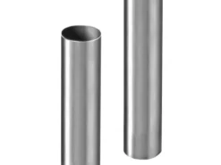 Zambelli Fallrohr Gefalzt 2m DN 80 Zink Silber Dachentwässerung