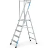 Zarges Plattformleiter ZAP Neo S mit Klappbarem Handlauf 5 Stufen
