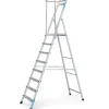 Zarges Plattformleiter ZAP Neo S mit klappbarem Handlauf 8 Stufen