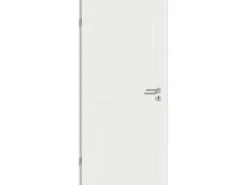 Zimmertür Brillant Contour Sira Typ 7103 Weiß 198,5 x 86 cm Anschlag L