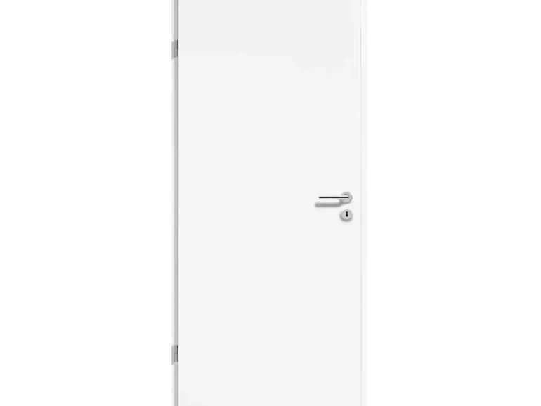 Zimmertür CPL Arctic Weiß ähnl. RAL 9016 (GL222) 73,5 cm x 211 cm Anschlag L
