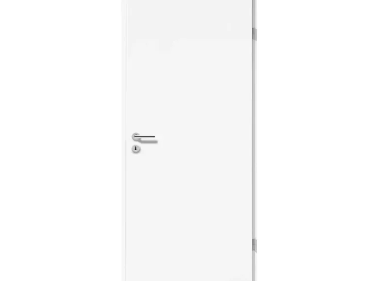 Zimmertür CPL Arctic Weiß ähnl. RAL 9016 (GL222) 73,5 cm x 198,5 cm Anschlag R