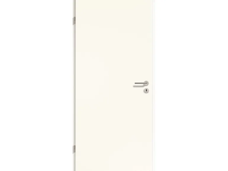 Zimmertür CPL Arctic Weiß ähnl. RAL 9016 (GL222) 61 cm x 211 cm Anschlag L