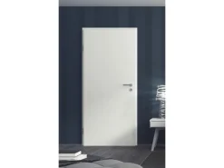 Zimmertür CPL Arctic Weiß ähnl. RAL 9016 (GL222) 61 cm x 211 cm Anschlag L