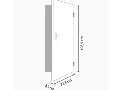 Zimmertür CPL Bernsteineiche Holznachb. (GLQ727) 73,5 x 198,5 cm Anschlag R