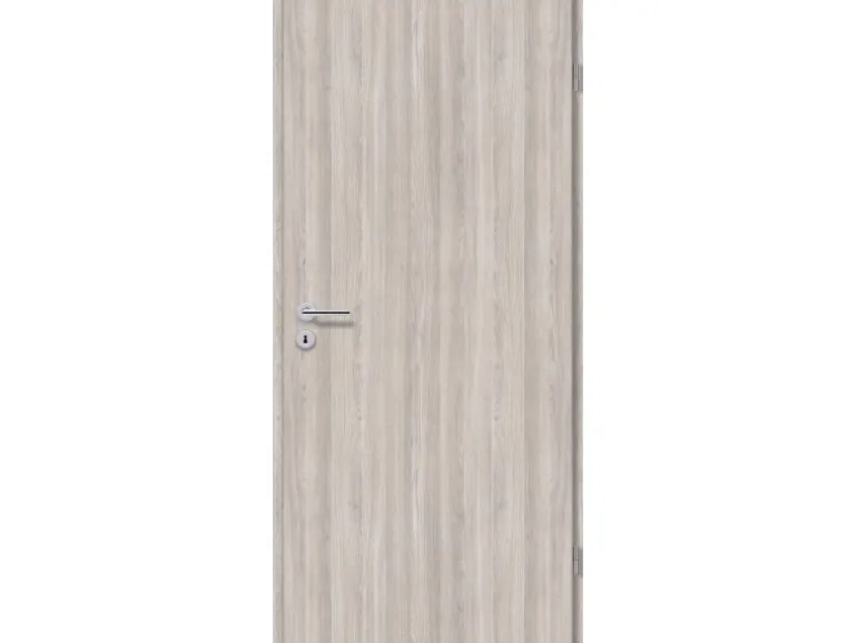 Zimmertür CPL Eiche Silber Nachb. (GLN38) 61 cm x 198,5 cm Anschlag R