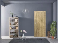 Zimmertür CPL Modell 1 Röhrenspan Eiche Hamilton 86 cm x 198,5 cm Anschlag L