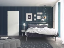 Zimmertür Modell Brillant Smart Weiß lackiert ähnl. RAL 9016 98,5x198,5 cm Links