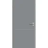 Zimmertür NeoLine 6505 GLN747 Staubgrau 98,5 cm x 198,5 cm Anschlag L