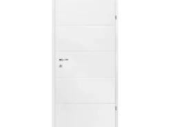 Zimmertür Savona Röhrenspan Weißlack 86 cm x 198,5 cm Anschlag Rechts