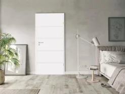 Zimmertür Savona Wabenkern Weißlack 86 cm x 198,5 cm Anschlag Links