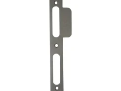 Zimmertür-Lappenblech DIN links Silber