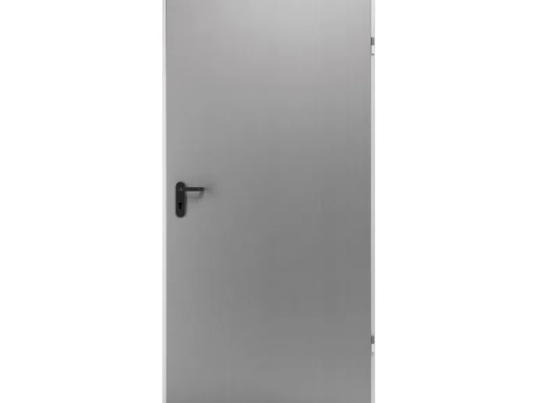 ZK-Tür-Element eingehängt Verzinkt 875 mm x 1875 mm x 80 mm DIN Rechts