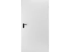 ZK-Tür-Element mit Eckzarge Weiß 875 mm x 1875 mm x 55 mm DIN Links