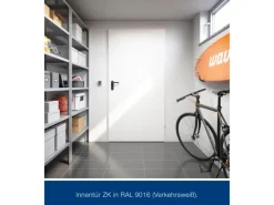 ZK-Tür-Element mit Eckzarge Weiß 750 mm x 1875 mm x 55 mm DIN Links